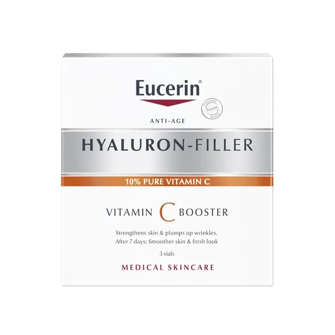 Eucerin سيروم هاليرون فيلر فيتامين سي من يوسرين 3 عبوات 8 مل