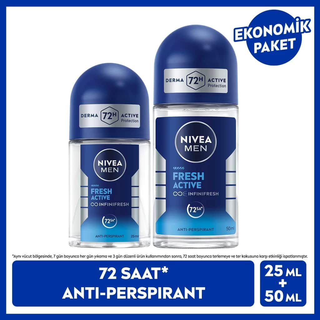 Nivea Fresh Roll-on 50 ml And Roll-on 25 ml Set