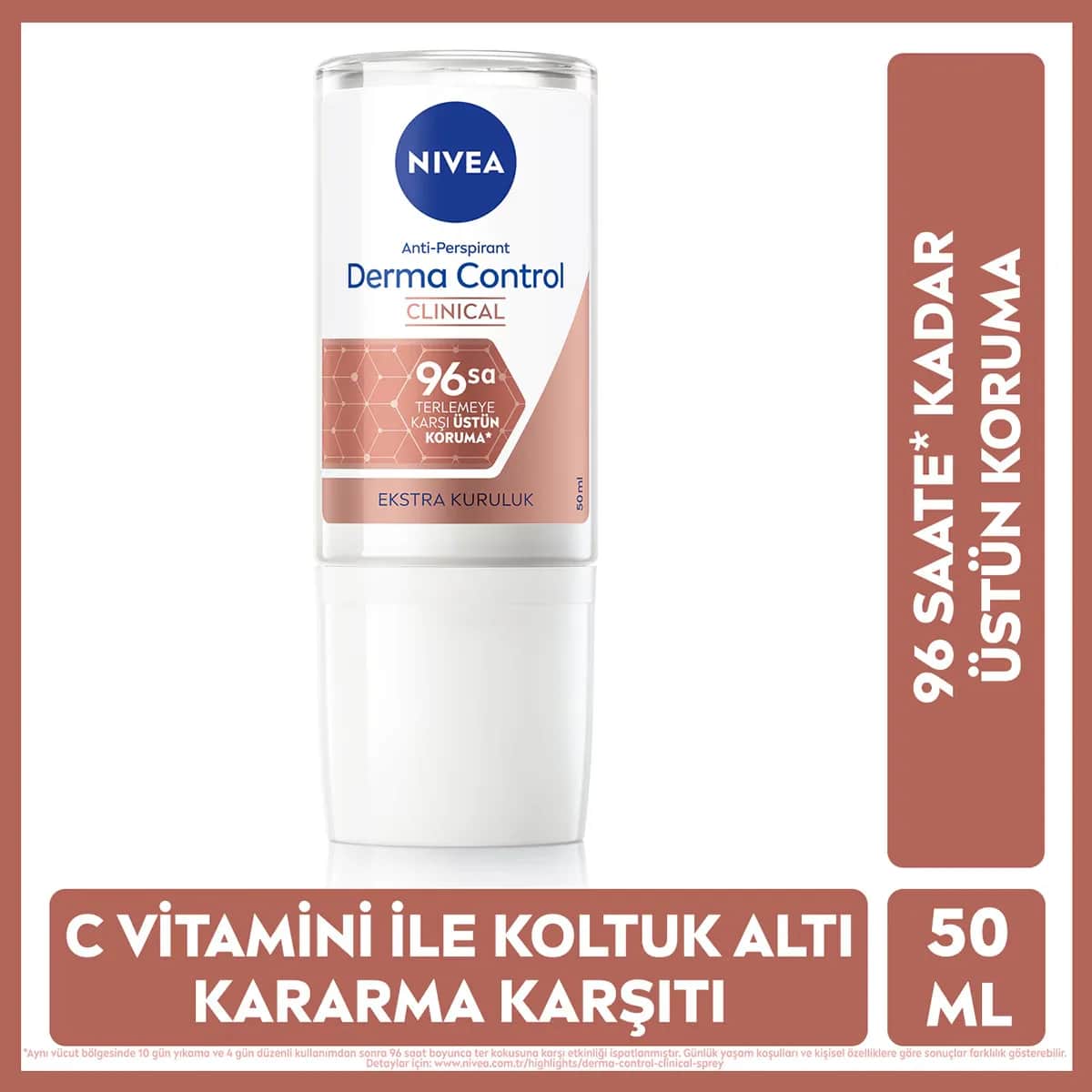 NIVEA نيفيا ديرما بروتيكت كلينيكال للنساء رول أون 50 مل