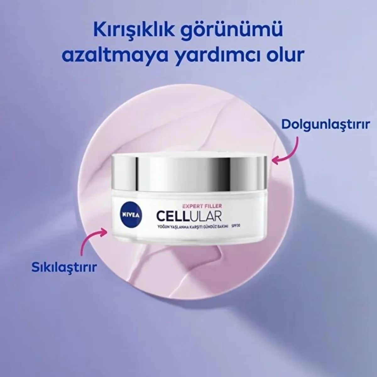 NIVEA كريم نيفيا سيلولار إكسبيرت فيلر المكثف المضاد للشيخوخة بعامل حماية من الشمس 30، 50 مل