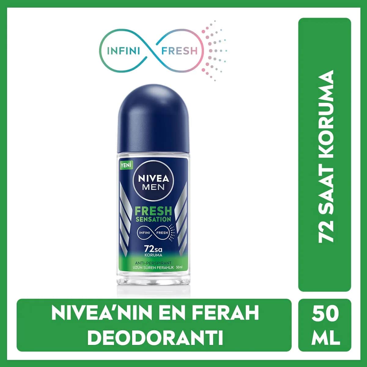 Nivea Men Fresh Sensation Roll On 50 ml