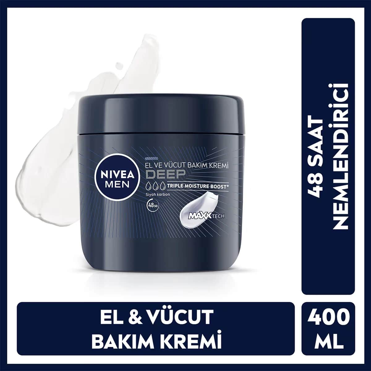 NIVEA كريم نيفيا للرجال لليدين والجسم العميق 400 مل