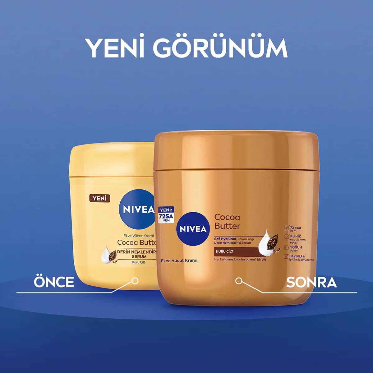 NIVEA كريم نيفيا لليدين والجسم بزبدة الكاكاو 400 مل