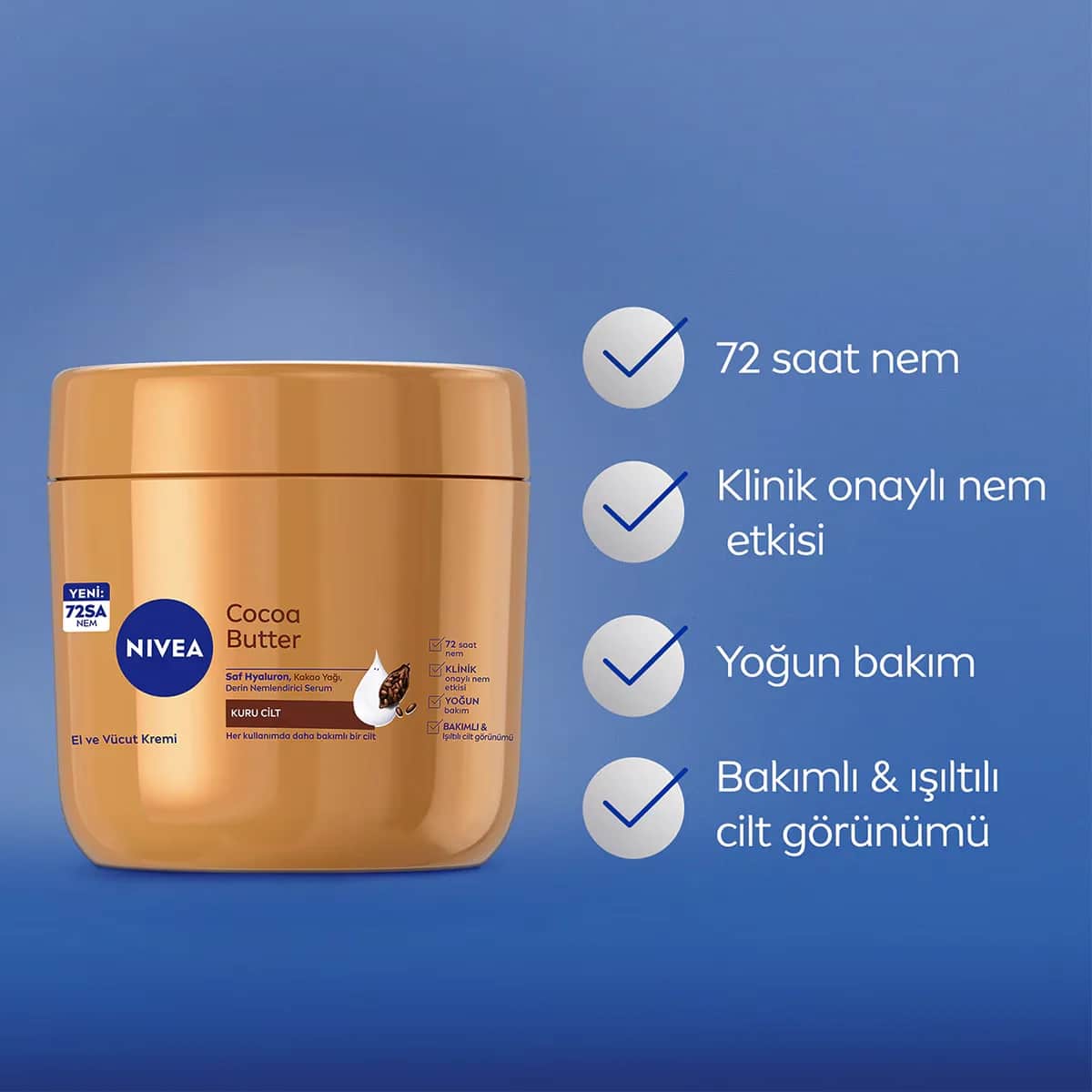NIVEA كريم نيفيا لليدين والجسم بزبدة الكاكاو 400 مل