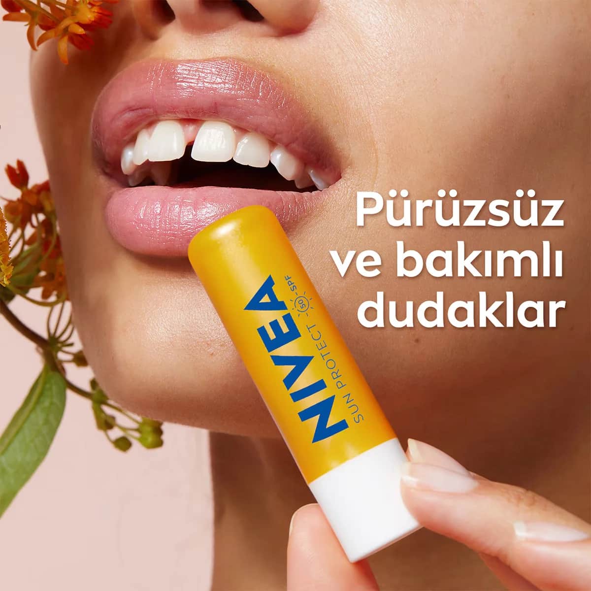 NIVEA مرطب شفاه نيفيا صن بعامل حماية 50+، 4.8 جم