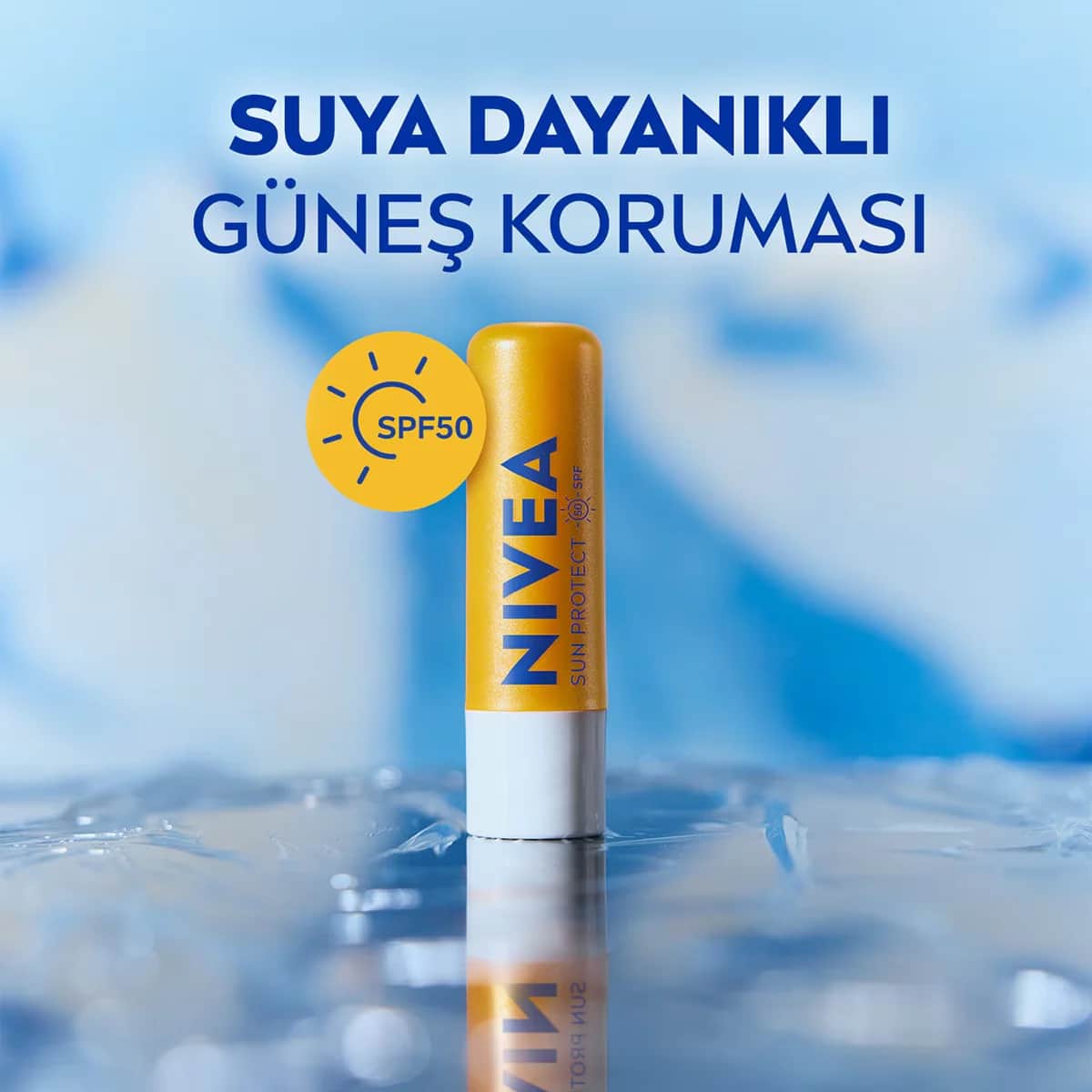 NIVEA مرطب شفاه نيفيا صن بعامل حماية 50+، 4.8 جم