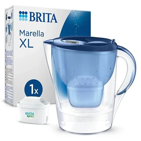 جهاز تنقية المياه بريتا ماريلا XL سعة 3.5 لتر باللون الأزرق Brita