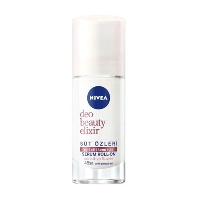 NIVEA سيروم نيفيا ديو بيوتي إليكسير للبشرة الحساسة رول أون 40 مل