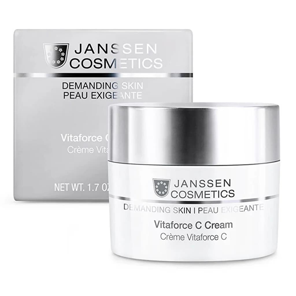 Janssen Cosmetics كريم يانسن كوزمتكس بتركيبة الكولاجين والإيلاستين وفيتامين سي ٥٠ مل