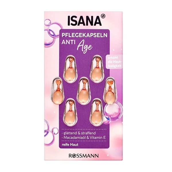 Isana كبسولات إيزانا سيروم مضاد للشيخوخة ومضاد للتجاعيد 7 × 0.38 مل
