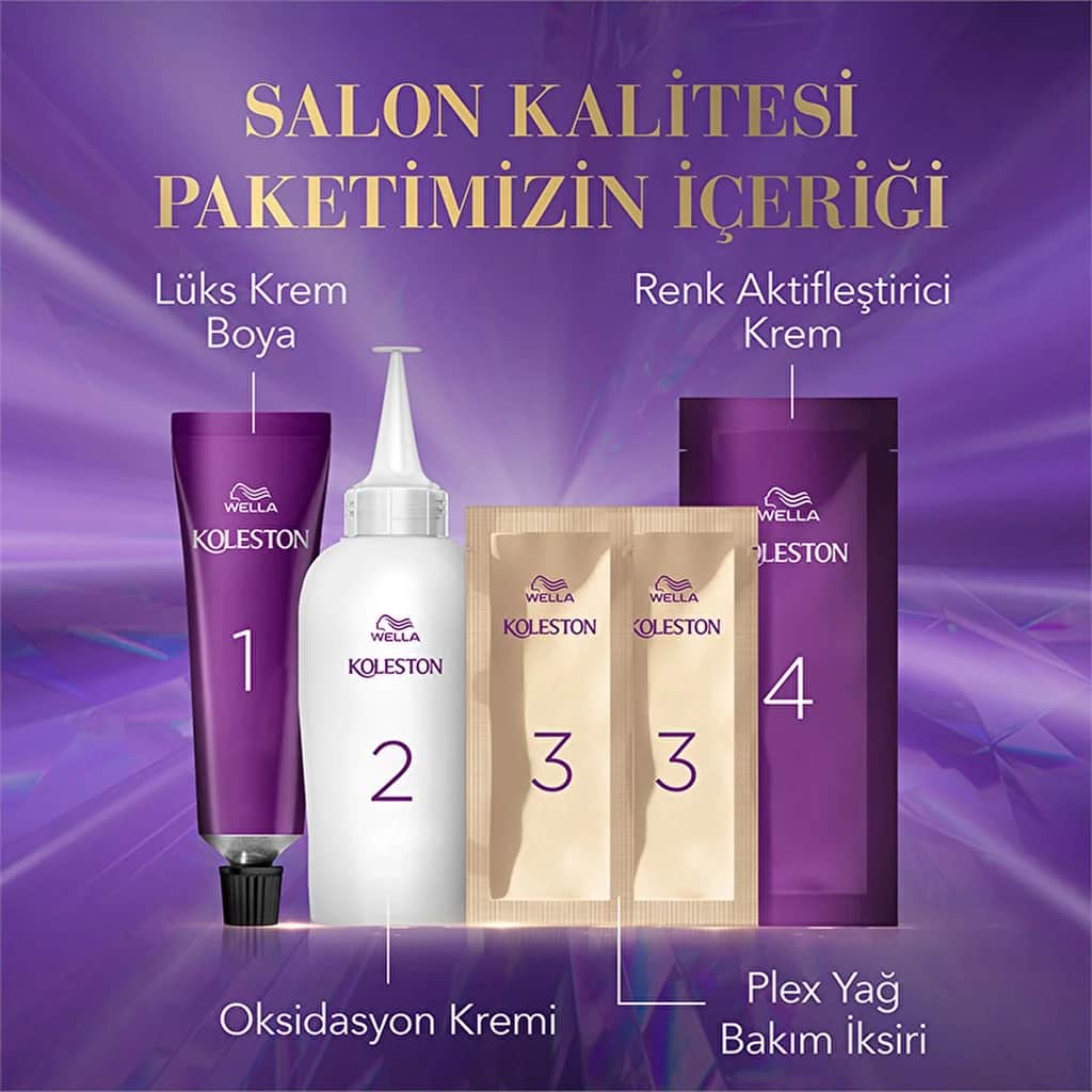 Wella Koleston مجموعة ويلا كوليستون 7 درجات لون أشقر رمادي لؤلؤي فاتح 8/18