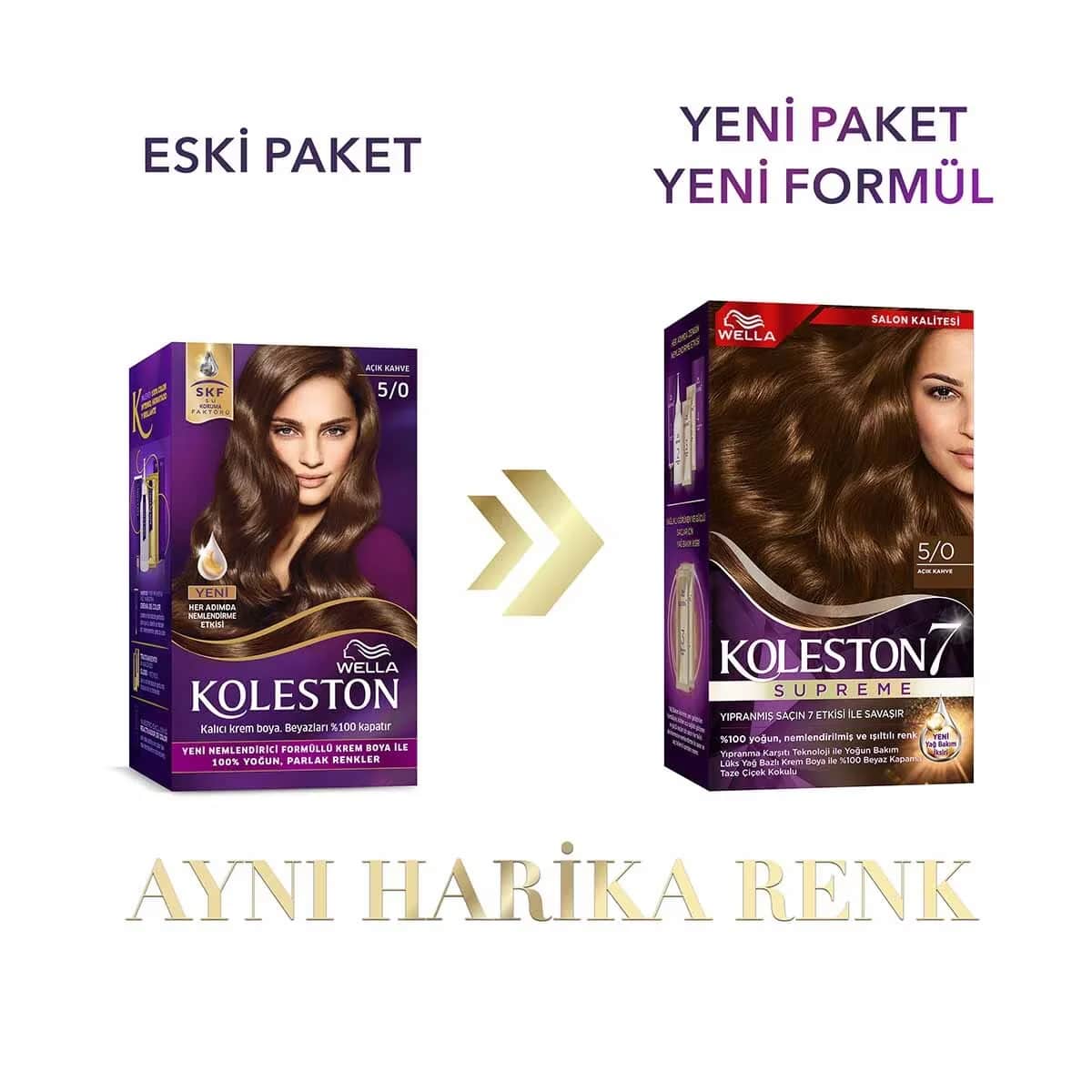 Wella Koleston صبغة شعر ويلا كوليستون سوبريم 5/0 بني فاتح