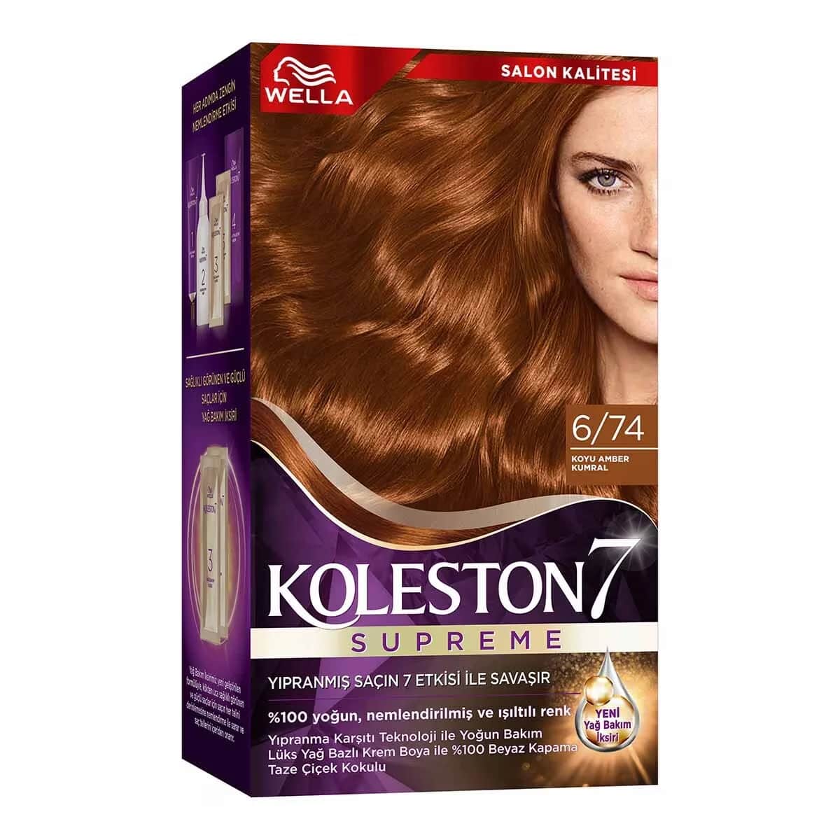 Wella Koleston ويلا كوليستون صبغة شعر تيراكوتا 6/74