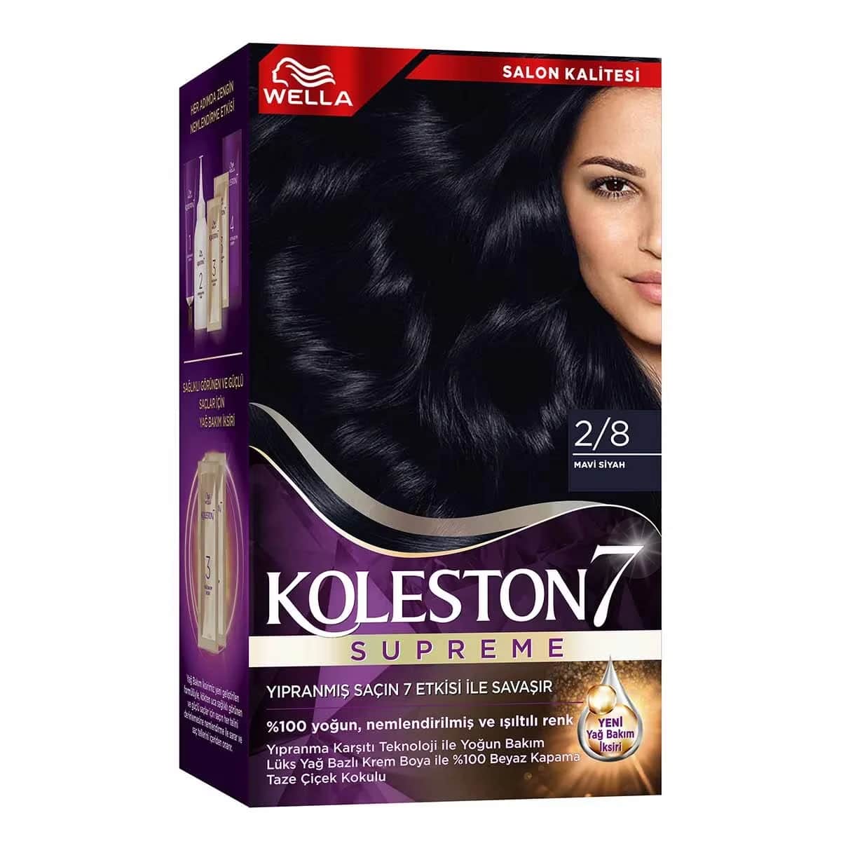Wella Koleston صبغة شعر ويلا كولستون سوبريم 2/8 أزرق أسود