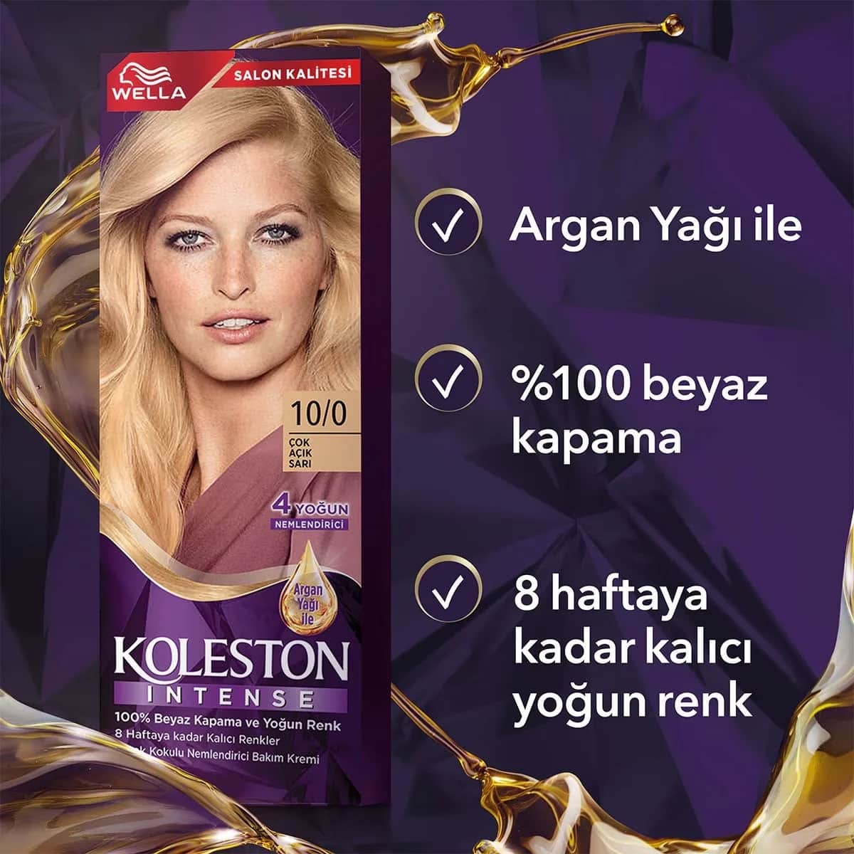 Wella Koleston صبغة شعر ويلا كوليستون المكثفة 10/0 أشقر فاتح جدًا