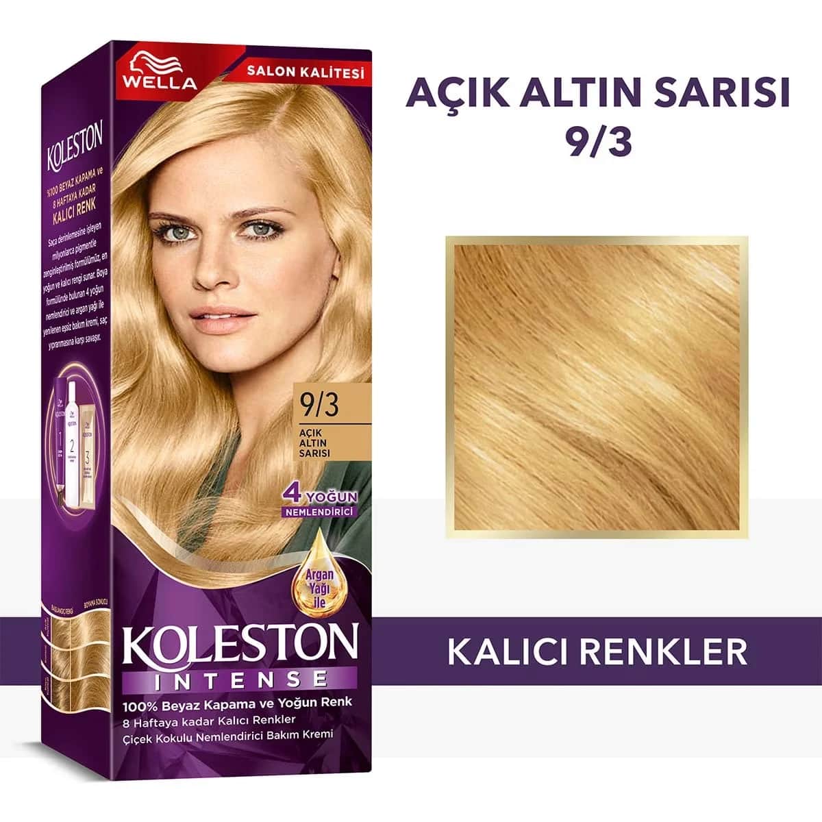 Wella Koleston صبغة شعر ويلا كوليستون المكثفة 9/3 أشقر ذهبي فاتح