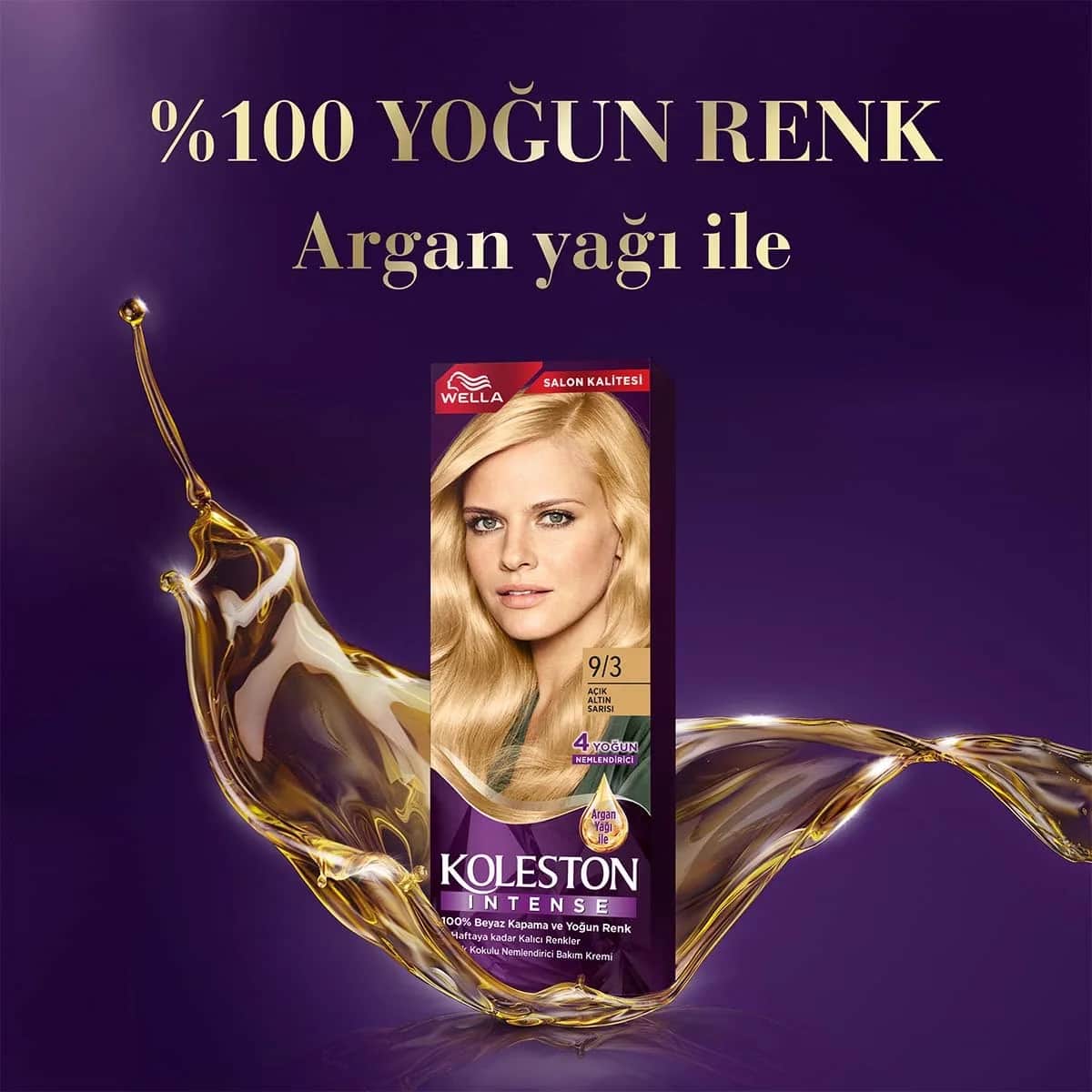 Wella Koleston صبغة شعر ويلا كوليستون المكثفة 9/3 أشقر ذهبي فاتح