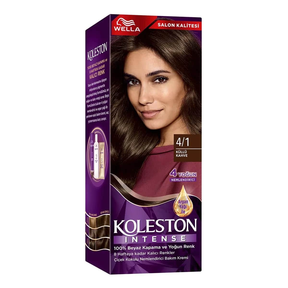 Wella Koleston صبغة شعر ويلا كوليستون المكثفة 4/1 بني رمادي
