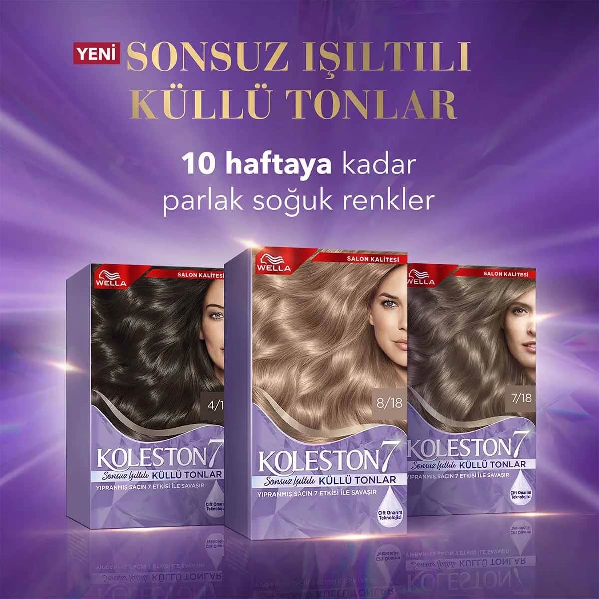 Wella Koleston صبغة شعر ويلا كولستون سوبريم 8/1 أشقر رمادي فاتح (درجات رمادية لامعة لا نهائية)