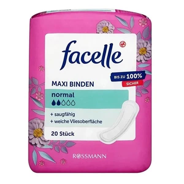 Facelle فوط صحية ماكسي عادية 20 قطعة