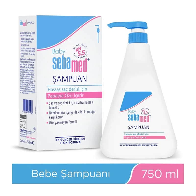 Sebamed شامبو سيباميد للأطفال 750 مل أنواع الشعر الحساسة