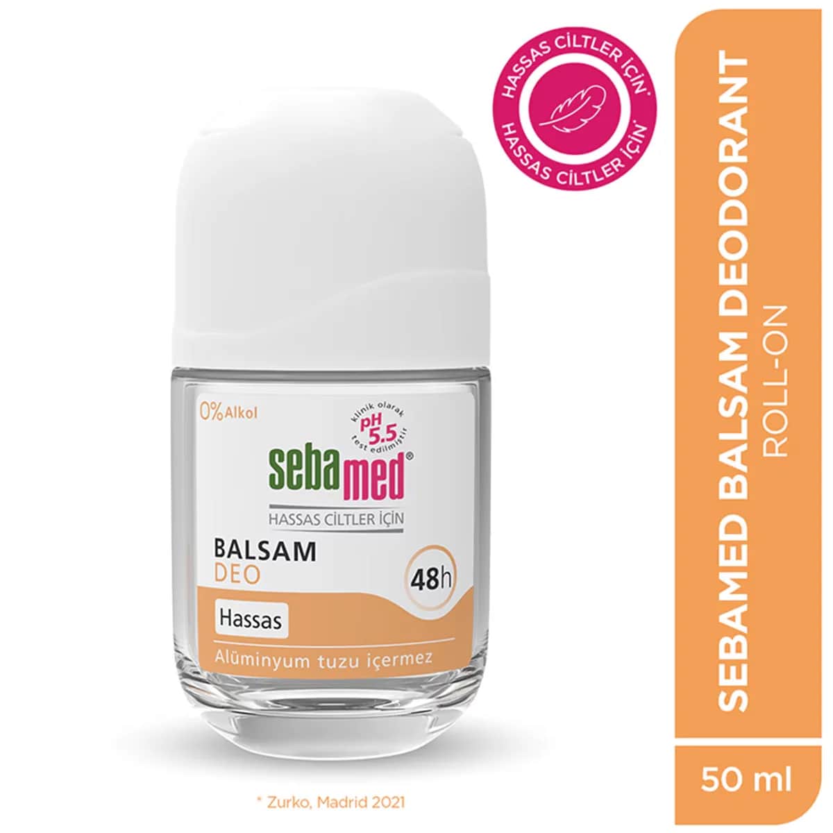 Sebamed مزيل عرق سيباميد رول أون بالسام 50 مل