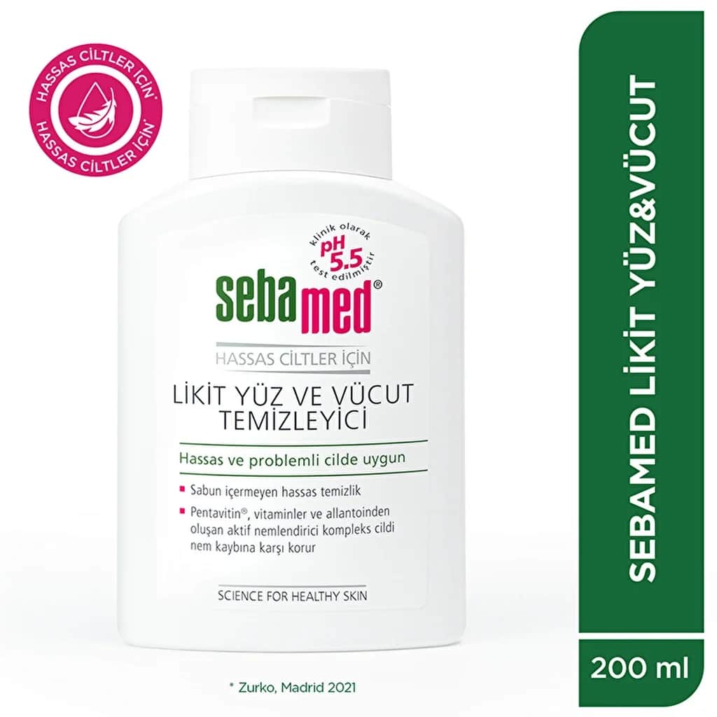 Sebamed Liquid Face And Body Cleansing Gel 200 ml