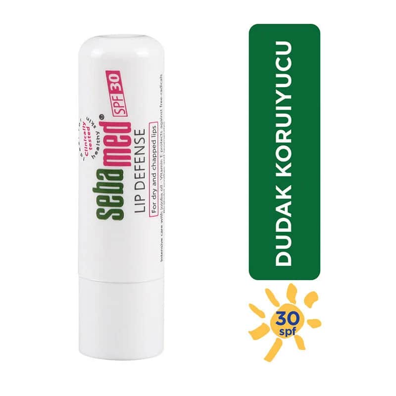 كريم شفاه ثلاثي التأثير SPF 30 بحجم 4.8 غرام من سيباميد Sebamed