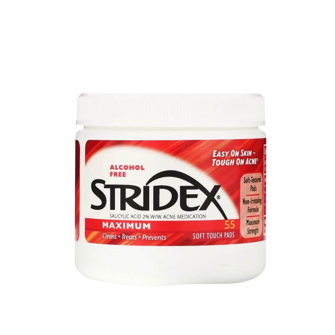 ستريدكس مسحات قطنية للسيطرة على حب الشباب | Stridex