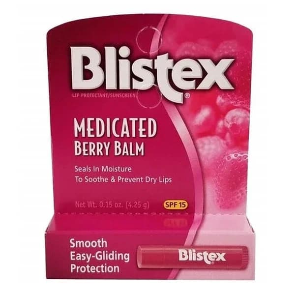 Blistex بلسم الشفاه الطبي من بليستكس بعامل حماية من الشمس 15 مرطب ومهدئ 4.25 جرام