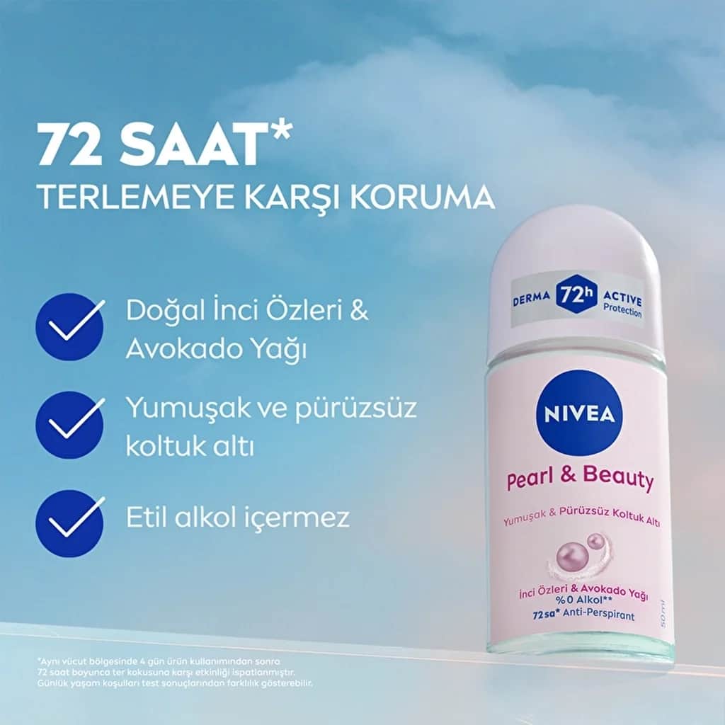 Nivea Pearl Beauty Women Roll-on 50 ml