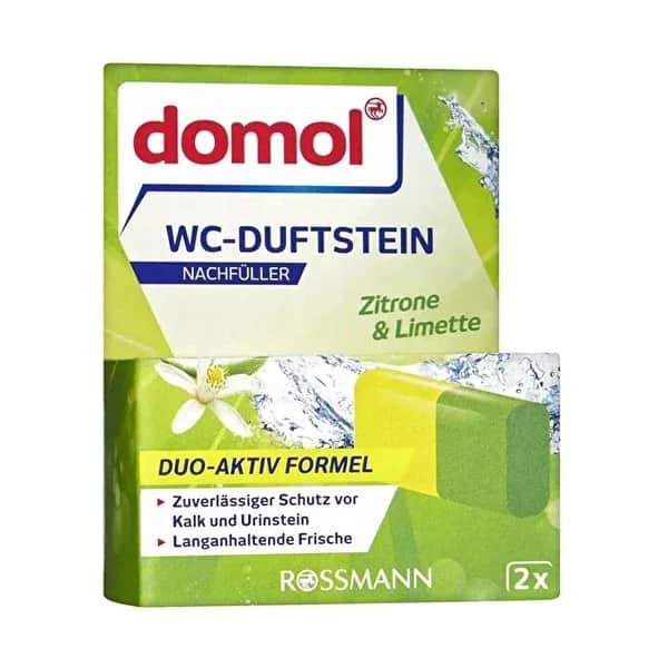 كتلة عطرية للمرحاض ليمون 2 × 40 غ من دومول Domol