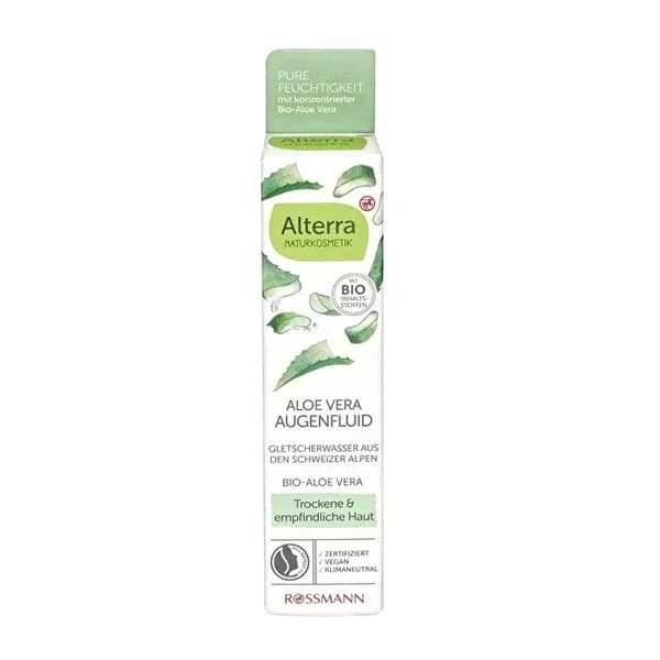 Alterra جل محيط العين ألتيرا بخلاصة الصبار العضوي وماء الأنهار الجليدية 15 مل