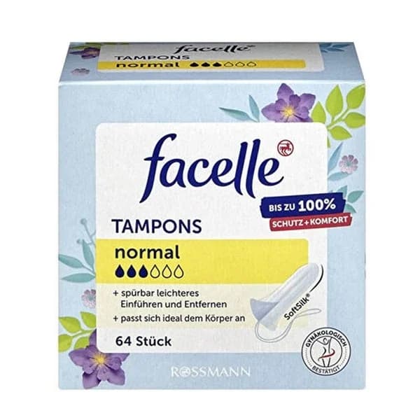 Facelle مانع تجاعيد الوجه العادي 64 قطعة