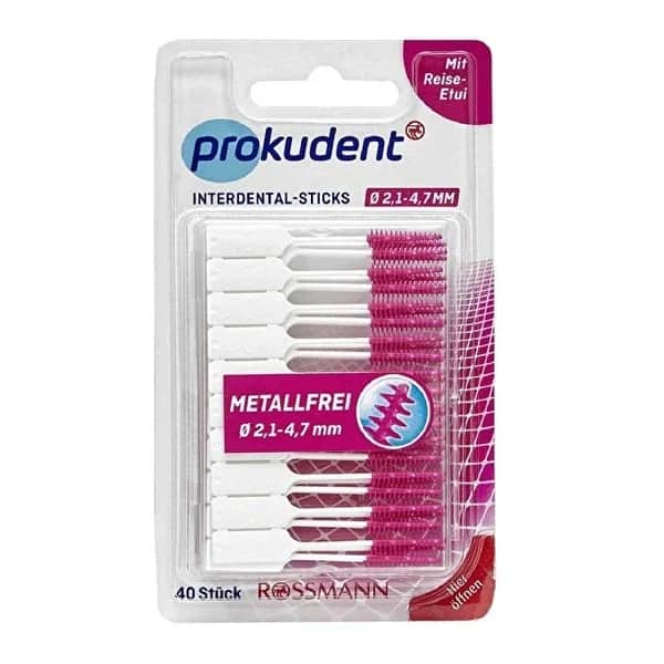 Prokudent فرشاة بين الأسنان خالية من المعدن من بروكودنت 2.1 4.7 مم 40 قطعة