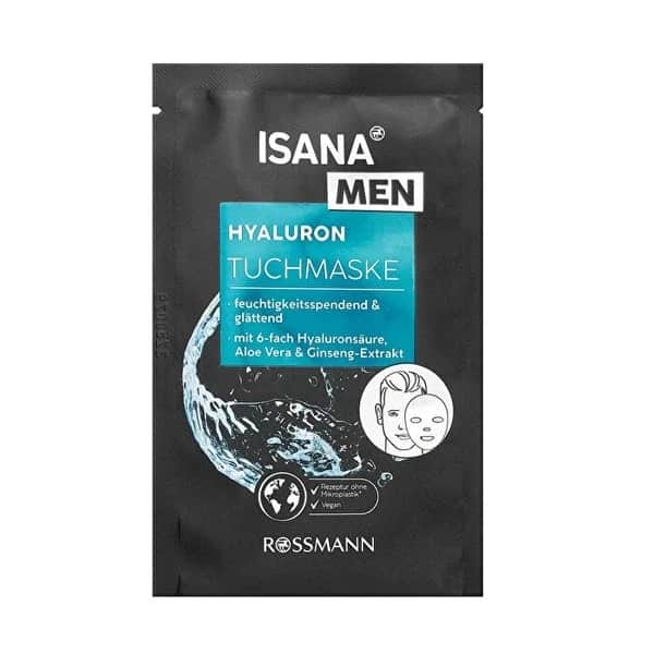 Isana قناع ورقي مرطب من إيزانا مين هيدرو باور لجميع أنواع البشرة، قطعة واحدة