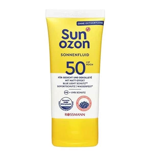 Sun Ozon كريم واقي من الشمس للوجه من صنوزون بعامل حماية 50، 50 مل