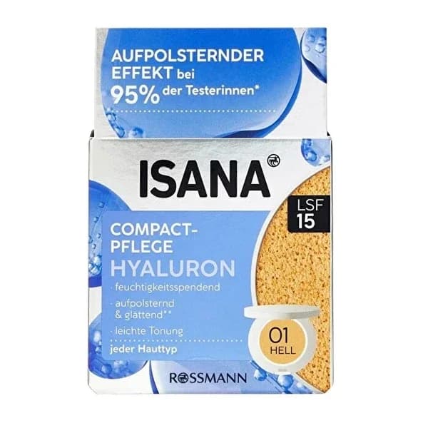 مرطب ملون بحمض الهيالورونيك SPF15 رقم 01 15 جرام من ايسانا Isana