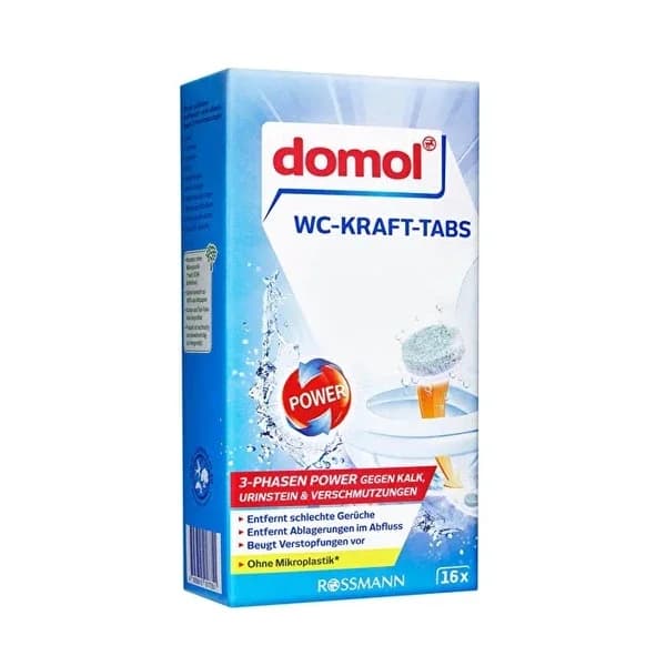 Domol أقراص دومول لتنظيف المرحاض ١٦ × ٢٠ غرام