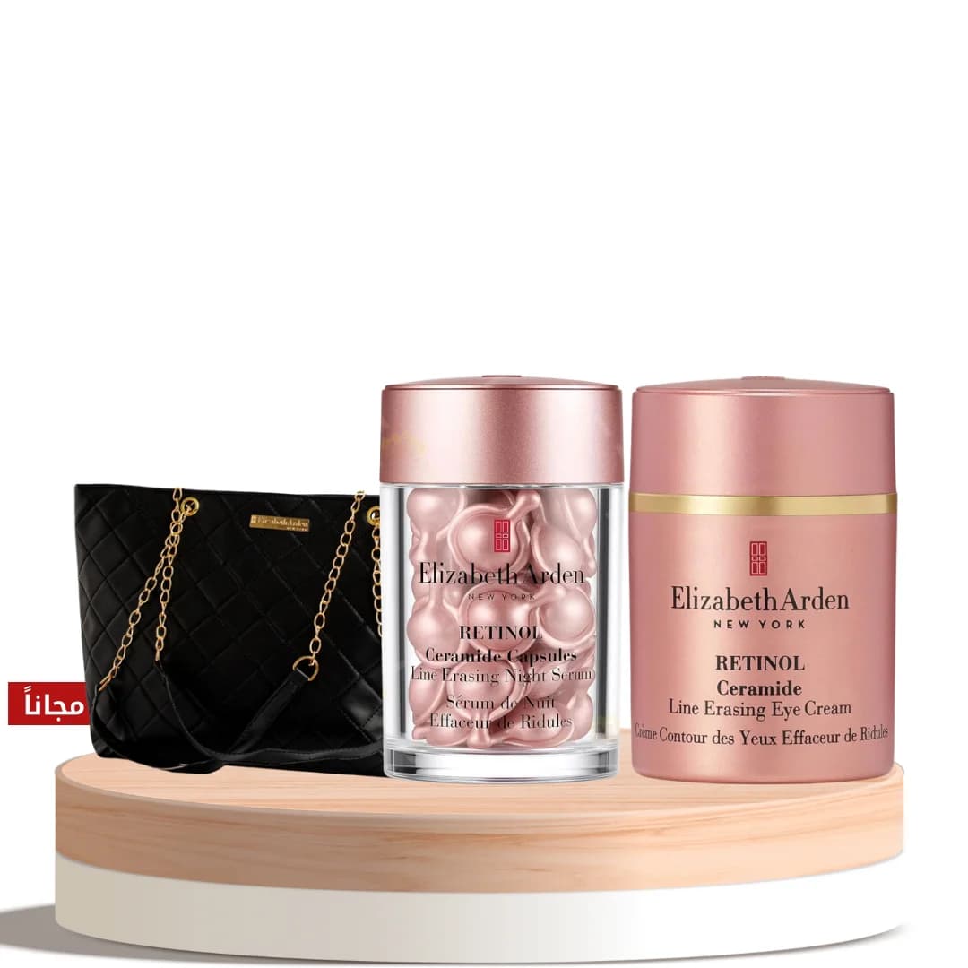 Elizabeth Arden عرض بوكس وداعًا للشيخوخة من إليزابيث آردن منتجين مع هدية شنطة