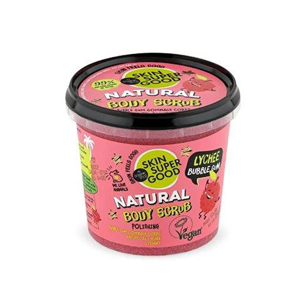 Organic Shop مقشر الجسم العضوي بالليتشي وعلكة الفقاعات 360 مل