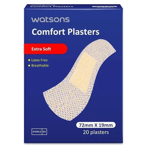 Watsons ضمادة واتسونز كومفورت، عبوة من 20 قطعة