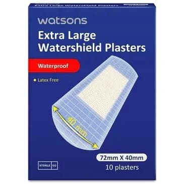 لصقة جروح كبيرة مقاومة للماء 10 قطع من واتسونز Watsons