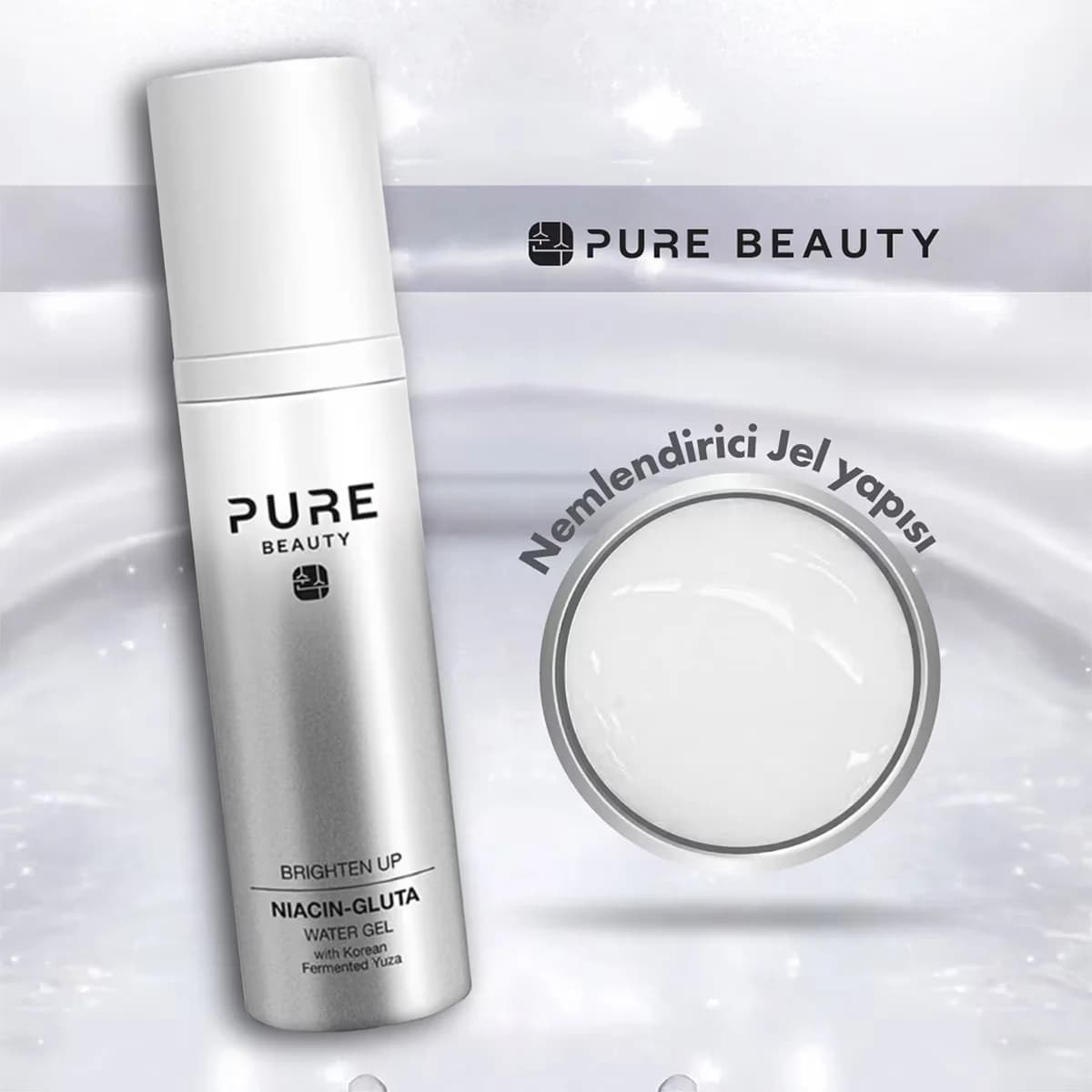 Pure Beauty Brighten Up Niacinamide-glutawater Gel 50 ml