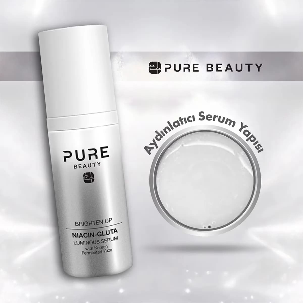 Pure Beauty Brighten Up Niacinamide-glutathione Luminous Serum 30 ml