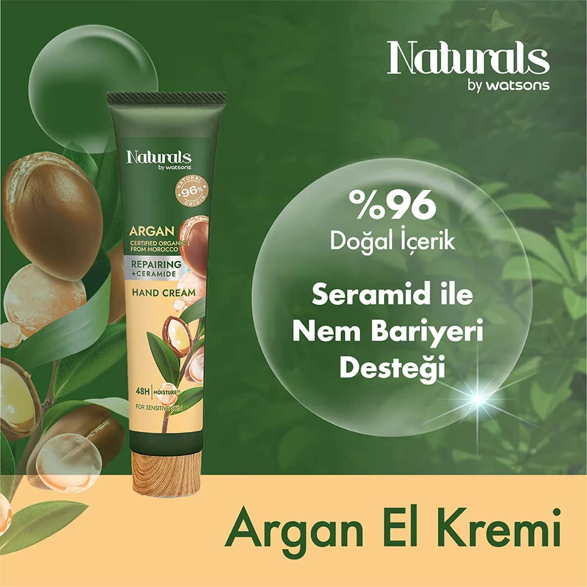 Watsons كريم اليدين بالأرغان من ناتشورالز باي واتسونز، 30 مل