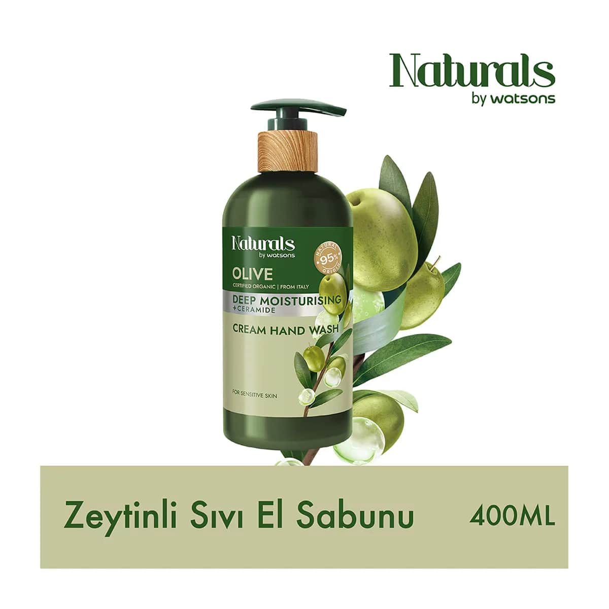 Naturals By Watsons Olive Liquid Soap 400 ml