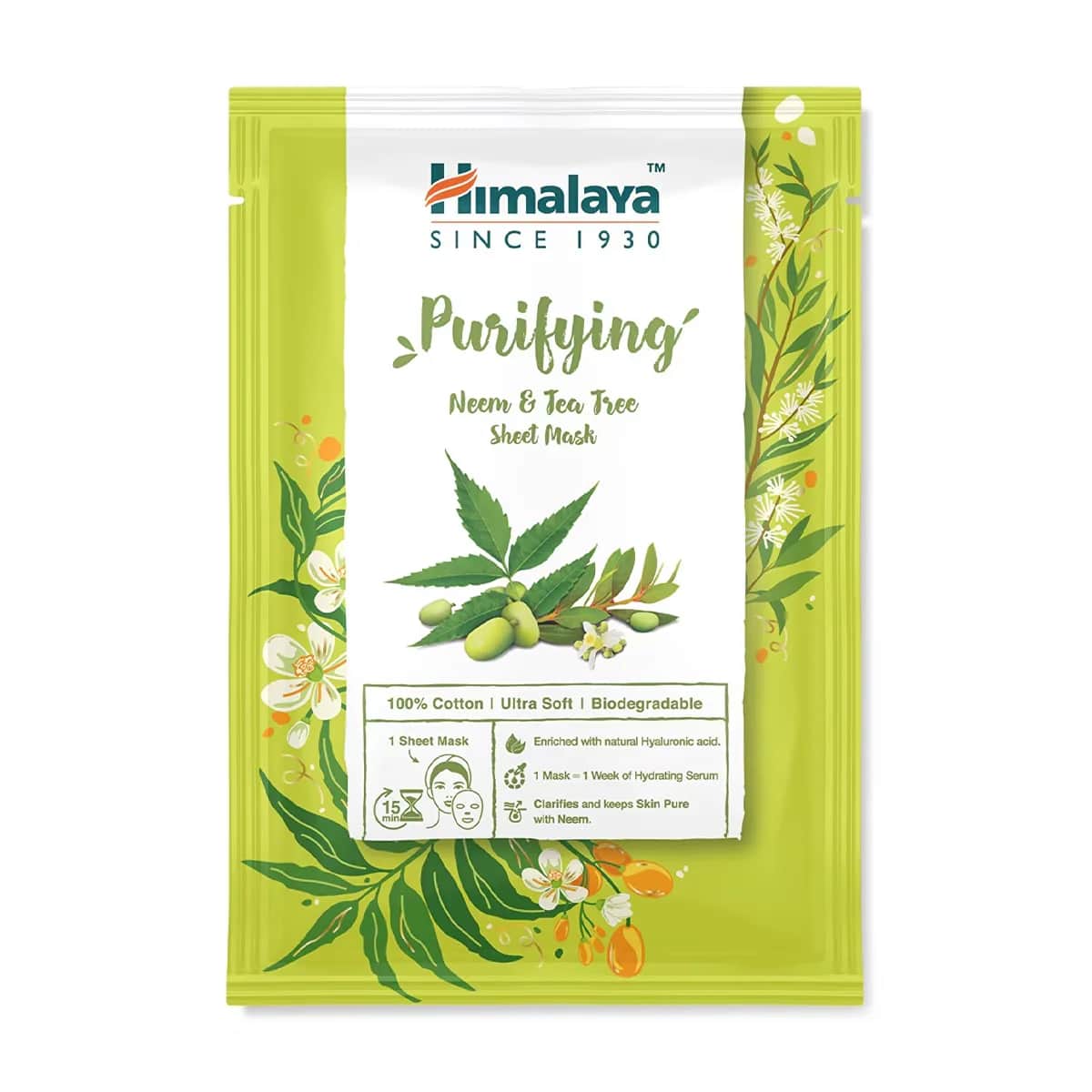 Himalaya قناع هيمالايا المنقي بخلاصة النيم وشجرة الشاي 30 مل