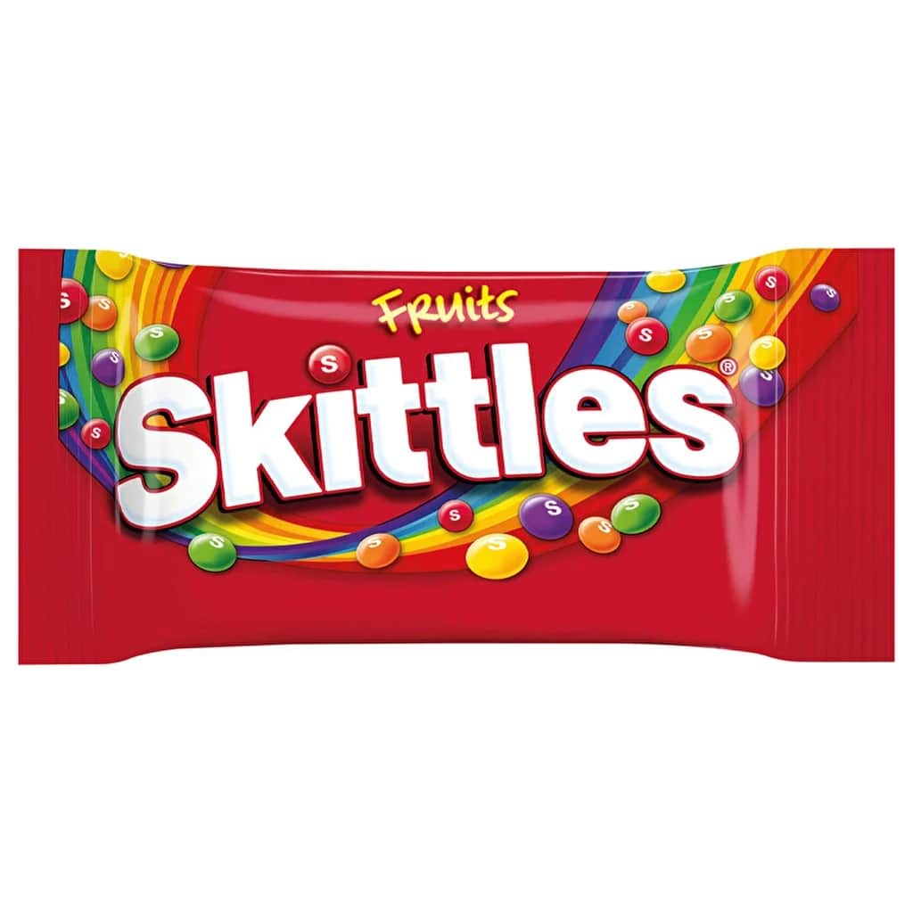 Skittles حلوى سكيتلز بالفواكه 38 جرام