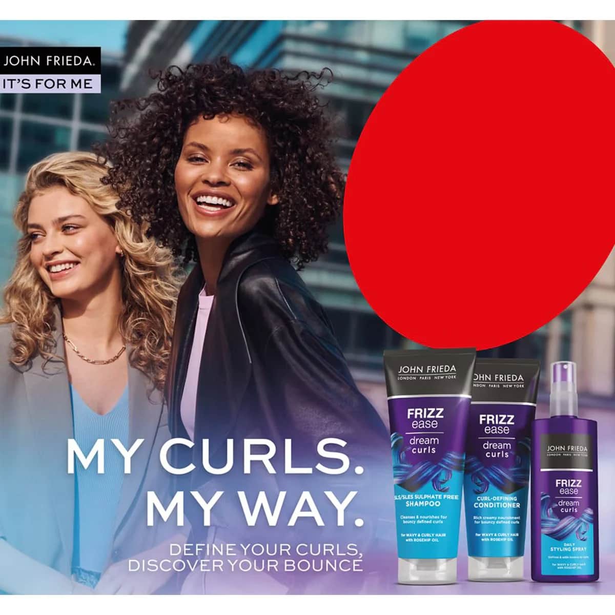 John Frieda بلسم جون فريدا فريز إيز دريم كيرلز كيرل ديفاينينغ 250 مل